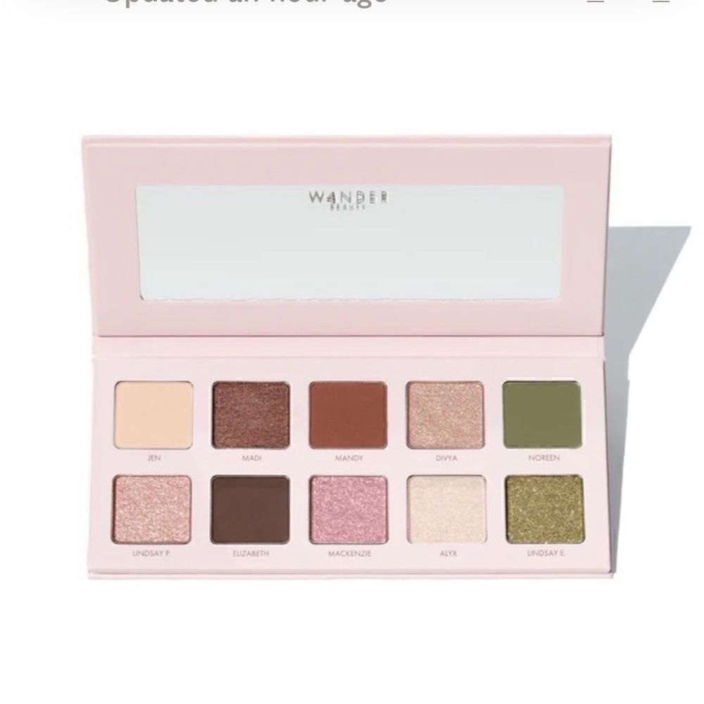 Wander Beauty Trailblazer Eyeshadow Palette- brand new in sealed box w 10 colors